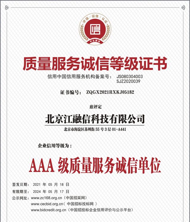 信用铸就品牌 知己集团获评“AAA级信用企业”详解